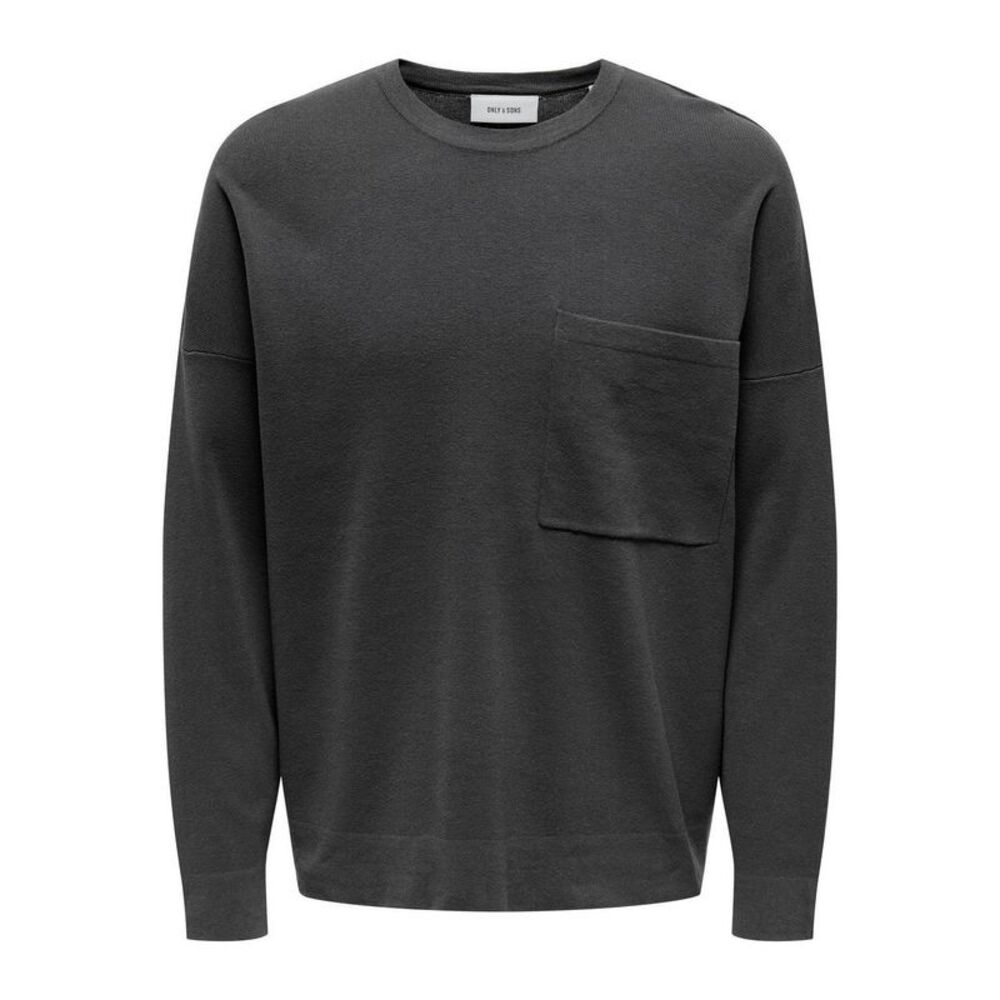 Only Mens Crew Neck Relaxed Fit Sweatshirt / Magnet